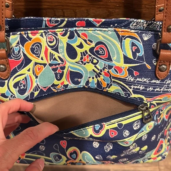 Sakroots love song music and rhythm purse bag - Picture 6 of 9